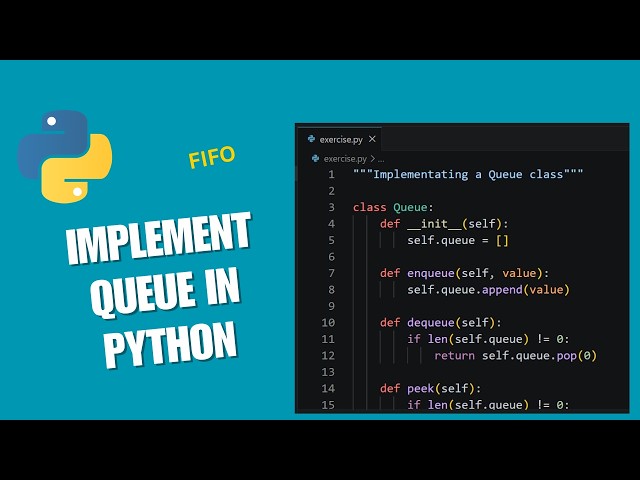 Implement a Python Queue using a Queue class