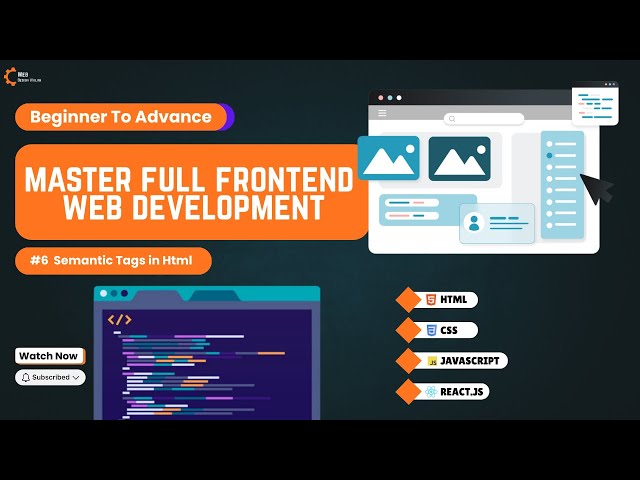 Semantic Tags in HTML 🚀 | Complete Guide for Beginners #webdevelopment #html 