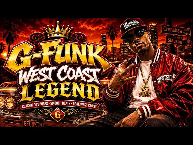 90s G-Funk Hip-Hop Mix 🔥 West Coast Vibes Old School | 2Pac, Dr. Dre, Snoop Dogg, Ice Cube Inspired