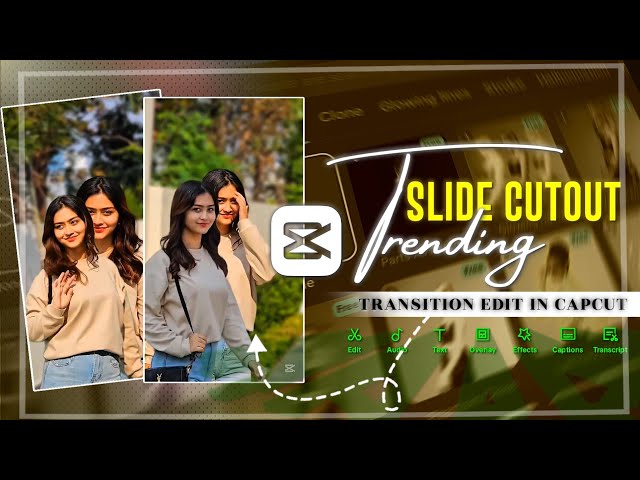 CapCut Trending Transition Effect 🔥🤯 CapCut Slide Cutout Transition Tutorial 📈⚡