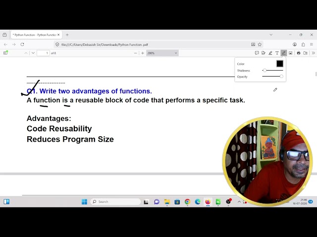 #1 Python course function class for cbse icse wbchse Debasish Debnath Sir,Durgapur, Mob:9232441317