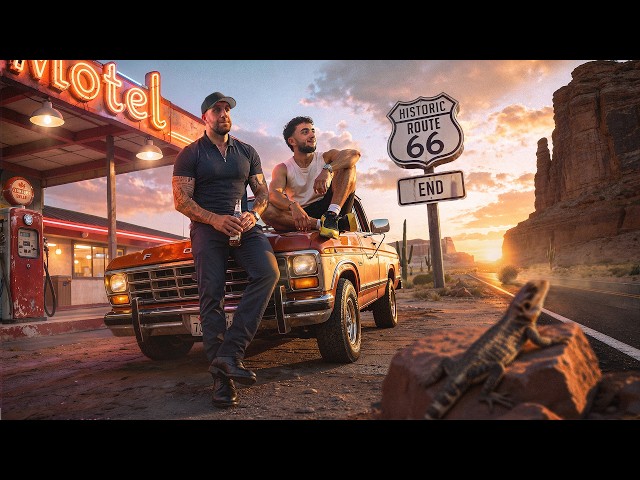 10 days to cross the United States on Route 66! (Ft.GMK)