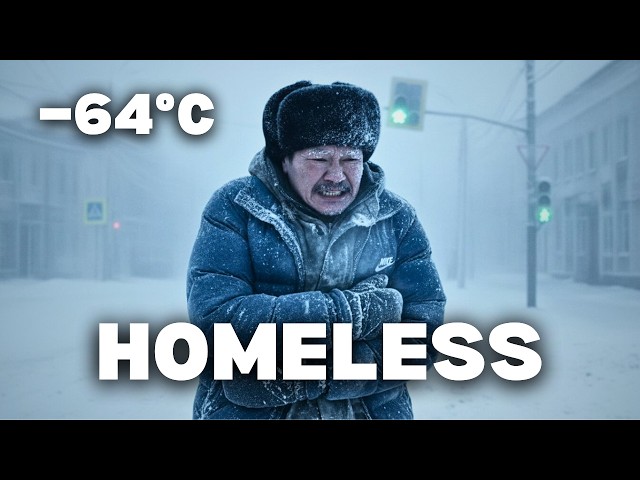 Sleeping Outside at –64°C (−83°F) Homeless in the World’s Coldest City | Yakutsk