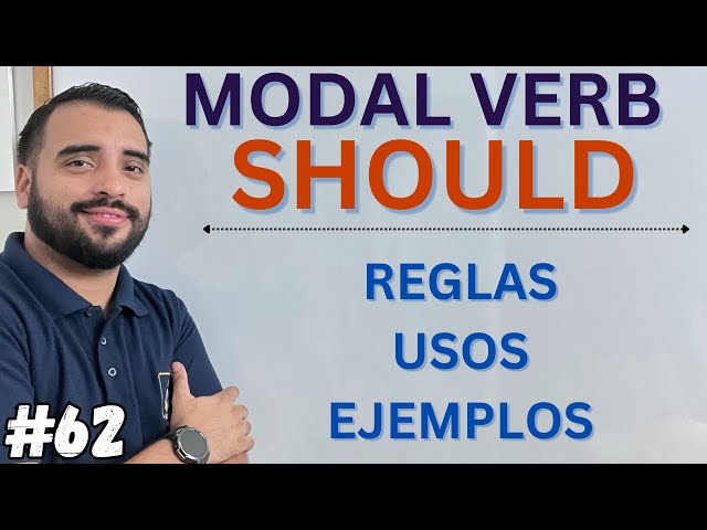 Modal verb SHOULD in English explained easily ✅ Structure, uses and examples