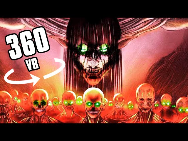 VR 360° Can YOU SURVIVE The Rumbling!? | Attack on Titan S4