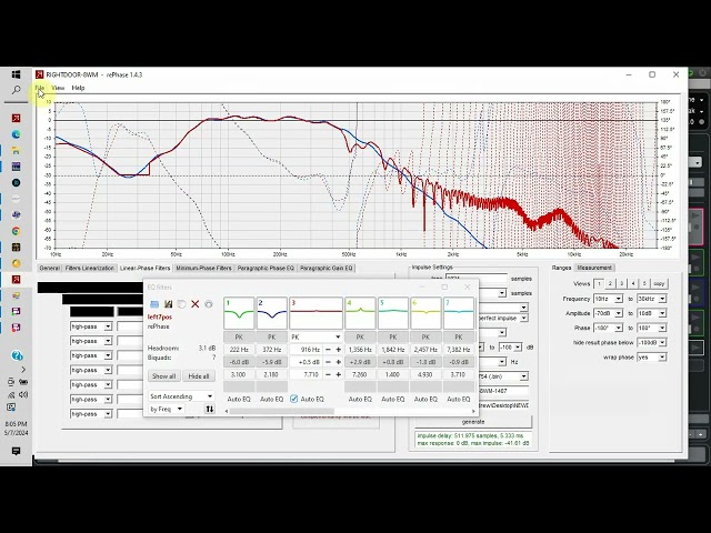 NEW OPENDRCVIDEO MINIDSP OPENDRC REPHASE FIR FILTERS