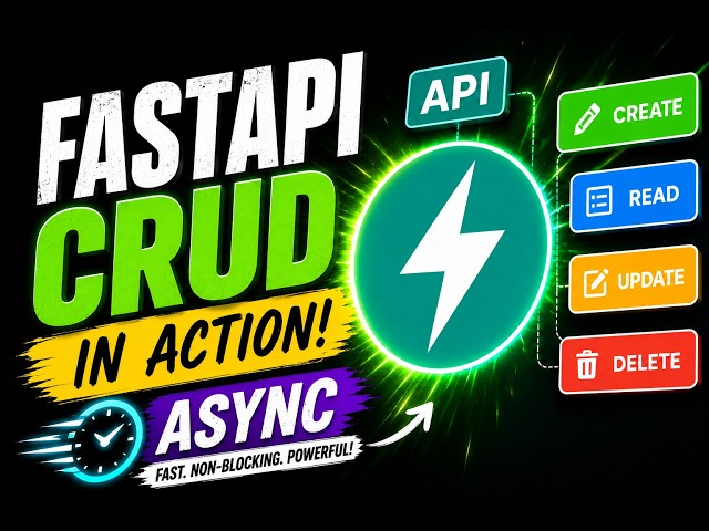 FastAPI Crash Course for Beginners | CRUD, Docs & Async