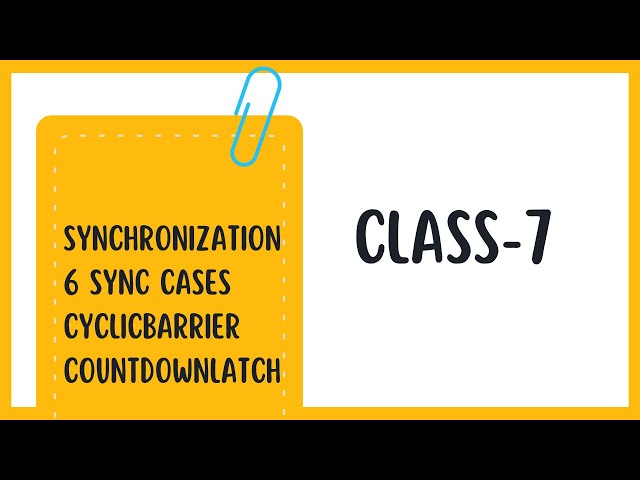 Synchronization in Java CountDownLatch vs CyclicBarrier Explained with Real-Life Examples