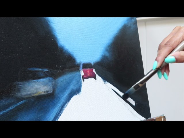 How I paint motion blur - a timelapse