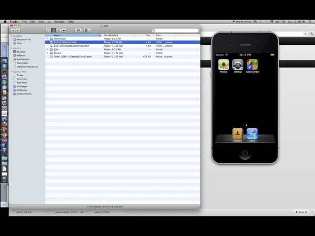 jQuery Mobile tutorial - 1- Hello World app !