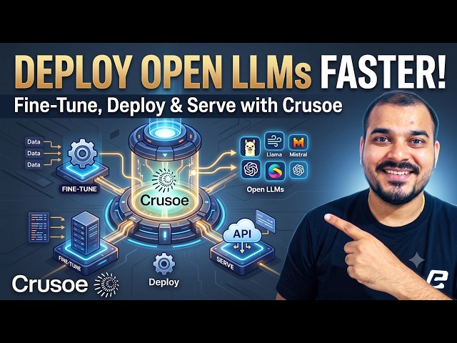 Fine-Tune, Deploy & Serve Open LLMs with Crusoe Intelligence Foundry