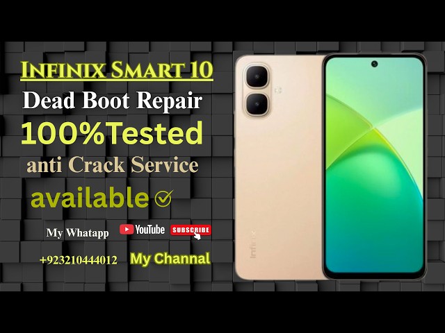 Infinix Smart 10 Dead Boot Repair | Flash File | Firmware | 2026 I.T Mobile Point
