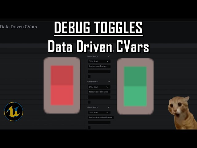 UE5 Tips & Tricks - Debug Toggles with Data Driven CVars
