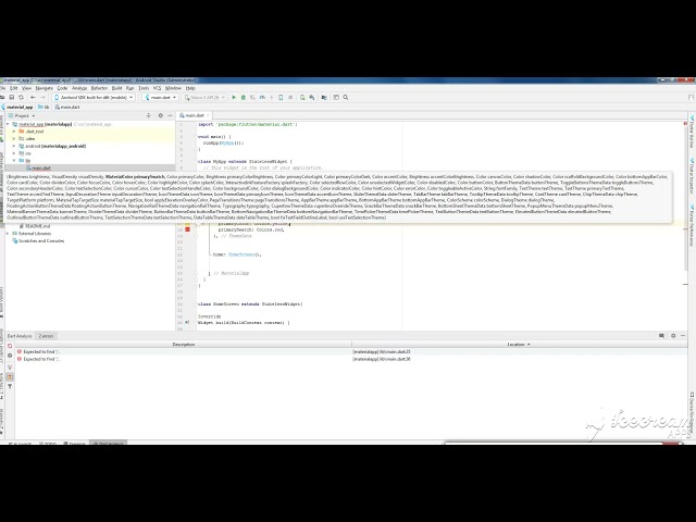 Material App Flutter