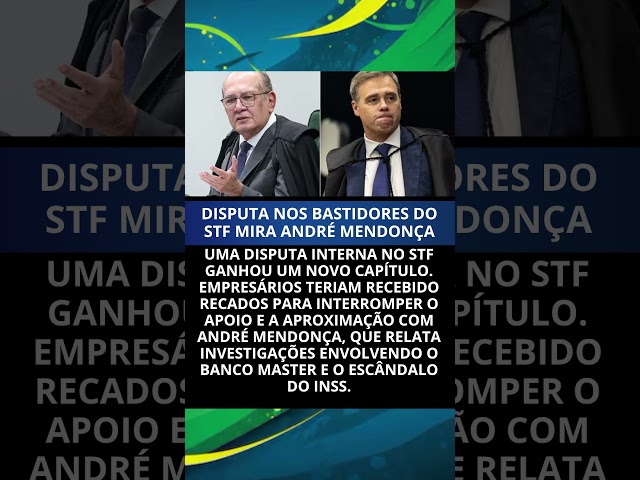 André Mendonça vira alvo de ofensiva nos bastidores do STF, diz coluna