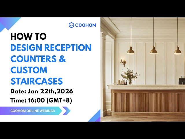 How to Design Reception Counters & Custom Staircases