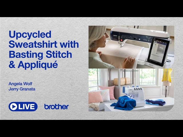 Upcycle a Sweatshirt with Quilting & Appliqué | EV1 + Airflow 3000 | EP 607