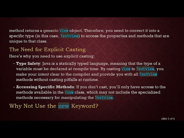 Understanding (Class name) in Java Object Declaration: A Deep Dive for Android Development