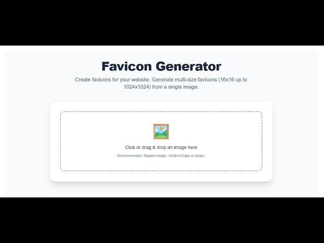 Favicon Generator 1.0.0: Make Your Website Look Pro! 🚀 Create Custom Icons & HTML Code Instantly!