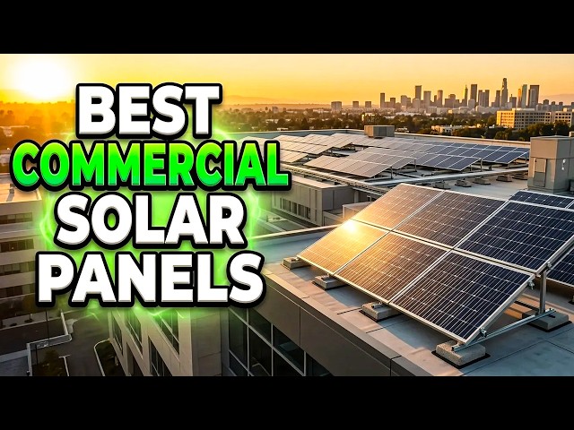 Top 5 Best Commercial Solar Panels You Must See Before Buying🔥🔥