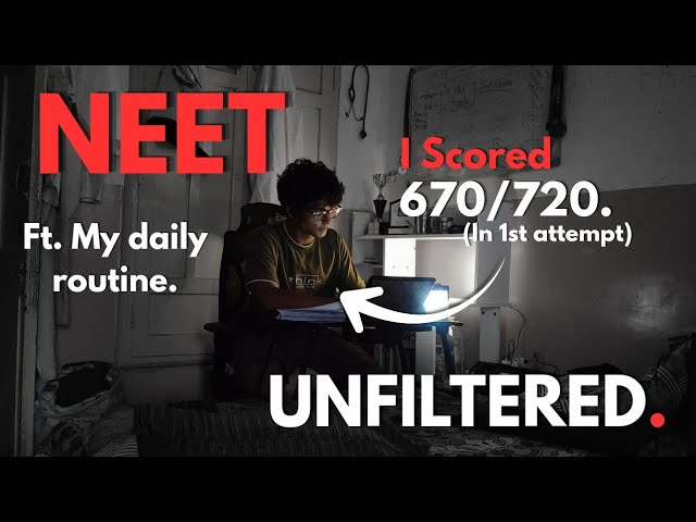 My Daily Routine that helped me crack NEET in Just 10 months