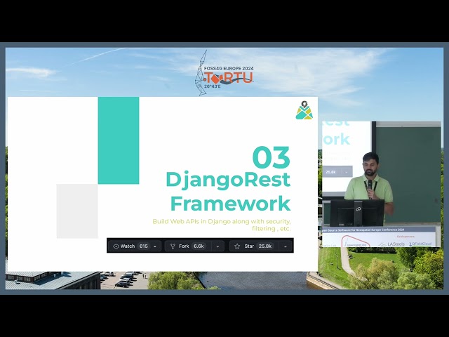 FOSS4GE 2024 | Creating GIS Rest APIS using Geodjango under 30 minutes