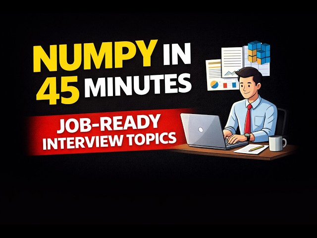 Stop Struggling with NumPy | Learn NumPy Fast (Python Tutorial) Data analytics