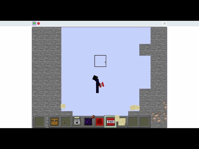 I made a Nuclear Bomber jet in 2D Minecraft!! ( insane!)