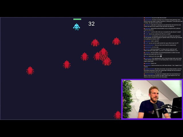 LIVE - Vibing a game