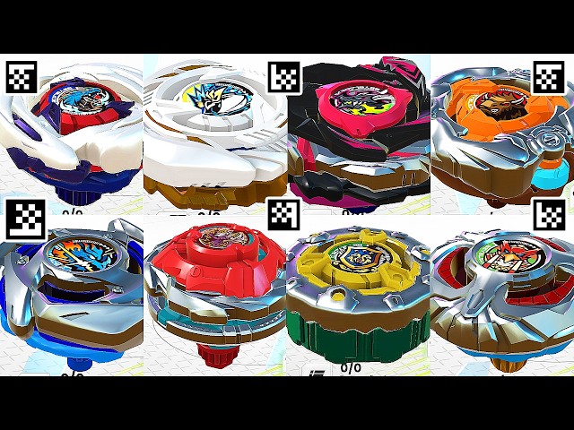 GLORY VALKERION QR CODE + ALL 22 SERIES 9 BEYBLADE X APP QR CODES UPDATE