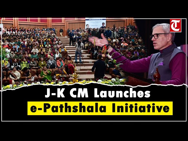 J-K CM launches e-Pathshala; says digital learning to supplement teaching, not replace teachers
