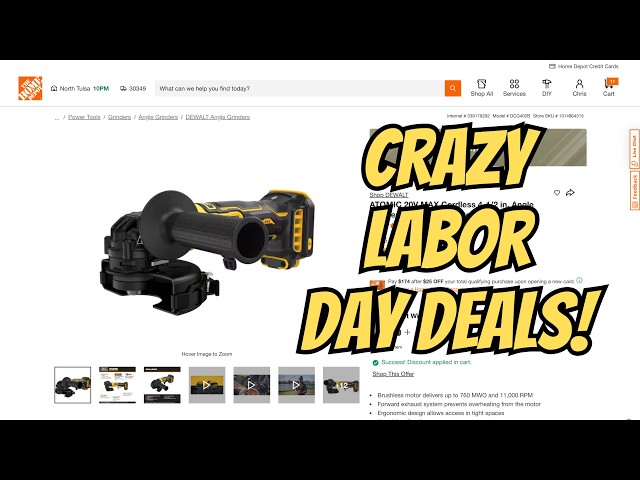NEW! Labor Day Tool Deals You MUST To See Before They're Gone!