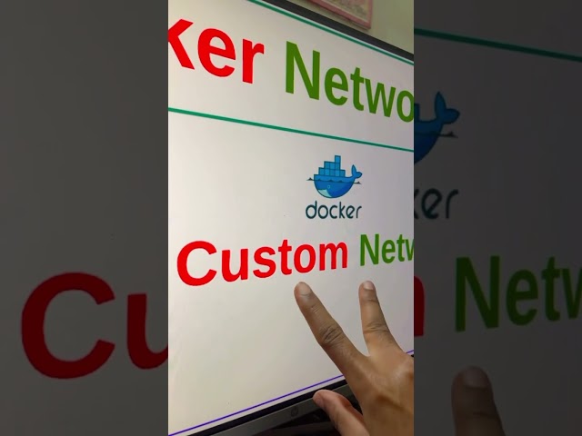 Docker Custom Network #coding #devops #kubernetes #docker