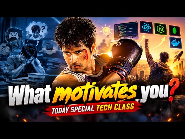 🔥 What Motivates You? | TODAY SPECIAL TECH CLASS | Career, Coding & IT Motivation | Kaashiv Infotech
