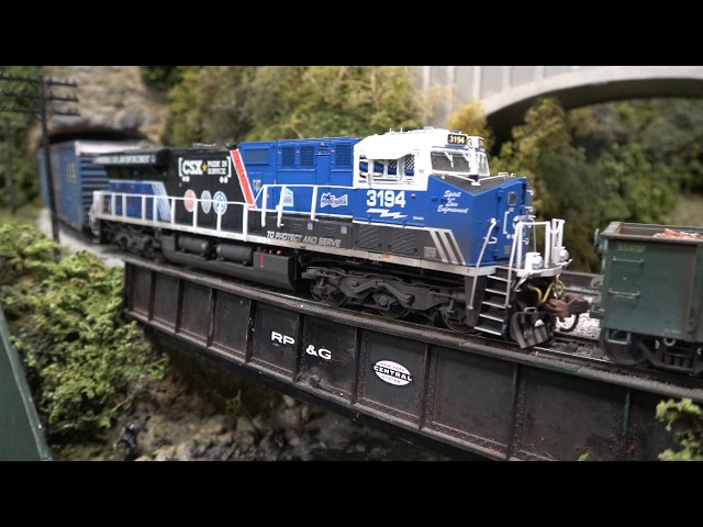Full Day Of Railroading: The Next Day Part 6. A realistic HO scale train club layout.