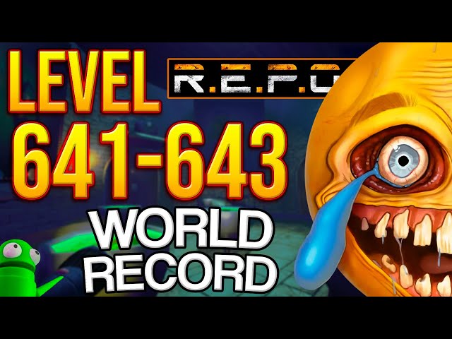 R.E.P.O. Solo World Record Level 641-643 | TRAUMATIZED HEADMAN!💀