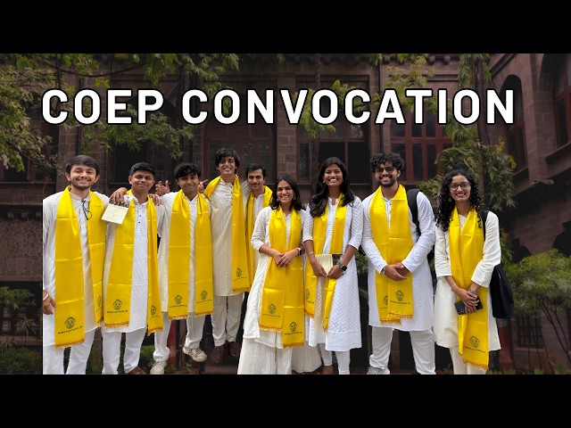 The convocation vlog🙌♥ #coep #convocation2026 #mhtcet