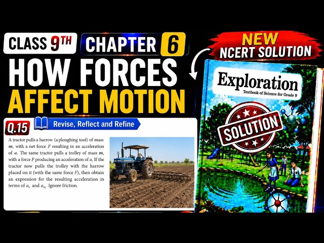 New Ncert 9th science Chapter 6 | Q 15 Solution | Page 114 | How  Forces affect Motion solution |