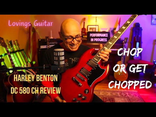 Esto NO es broma. Harley Benton DC 580 CH Vintage Series. Un tipo de más de 60 años comparte su o...