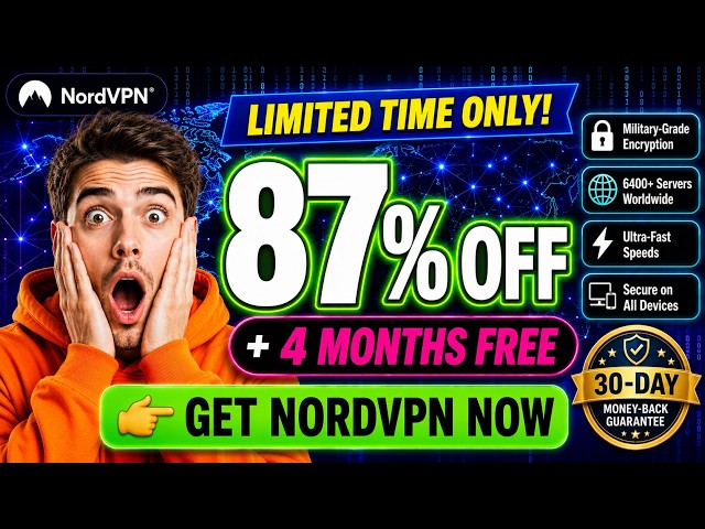 NordVPN Coupon Code 2026 ✅ Get Up to 87% OFF + 3 Months FREE (Working Promo Code)