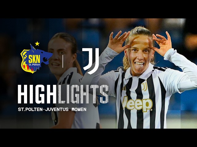 BIG WIN IN THE UWCL PLAYOFF! 🔥 | St. Pölten 0-3 Juventus Women | Highlights