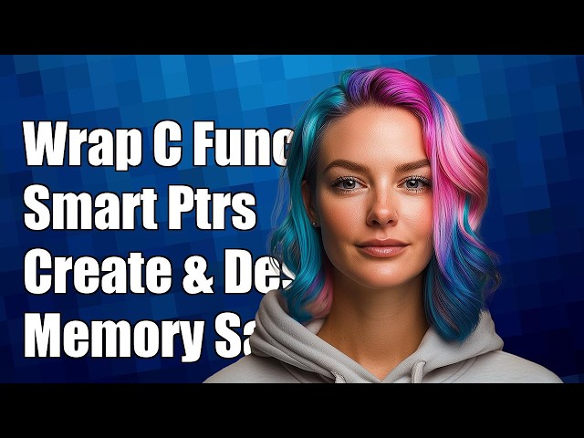 Wrapping C create and destroy functions using a smart pointer