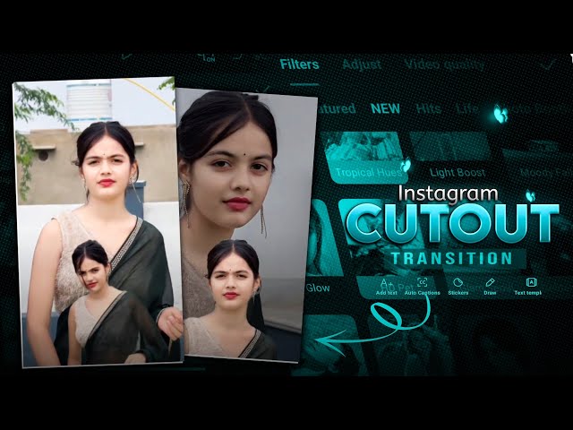 How To Make Trending Cutout Transition In CapCut | Instagram Cutout Reels Tutorial