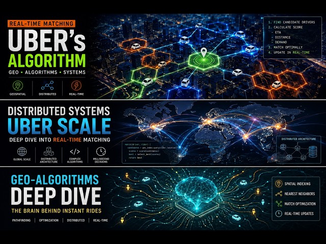 Uber's Real-Time Matching: Deep Dive into Geospatial Algorithms & Distributed Systems