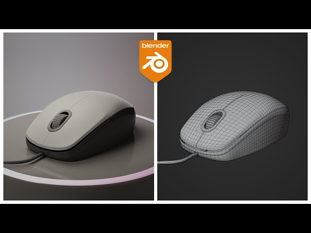 Blender Timelapse – Modeling a Computer Mouse (Part-1)
