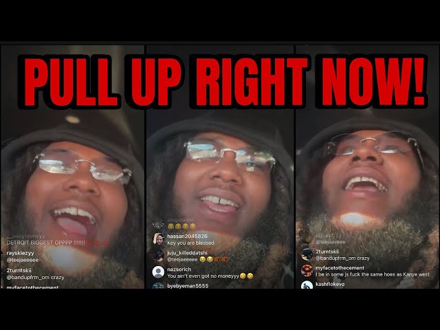 Big Key GOES CRAZY On GlockBoyz TeeJaee… Then TRIES To Add Him To The Live 😳
