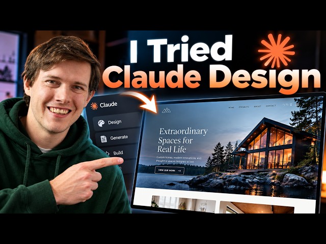 Claude DESIGN Made My Website... and it's amazing