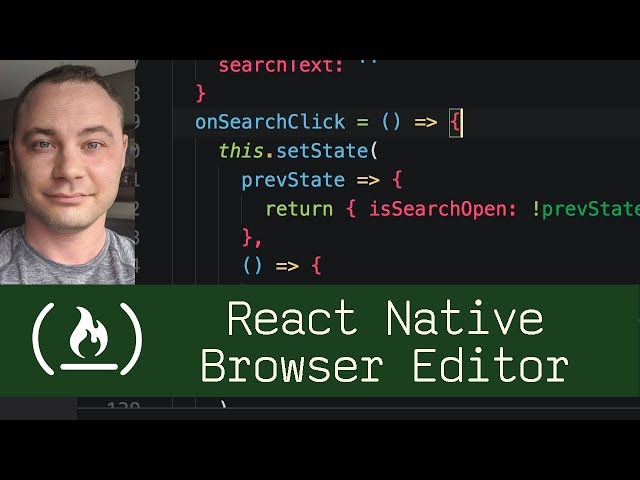 React Native Browser Editor  (P8D1) - Live Coding with Jesse