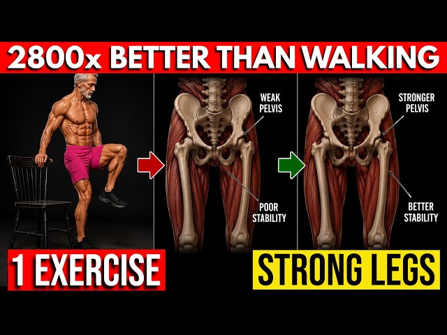 THIS Single Exercise Strengthens Your Legs Faster Than Walking 1,000,000X | Senior