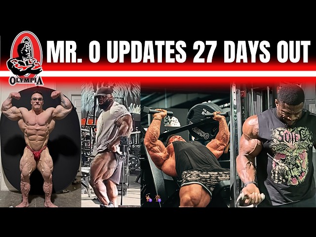 Mr. Olympia Updates 27 Days Out!